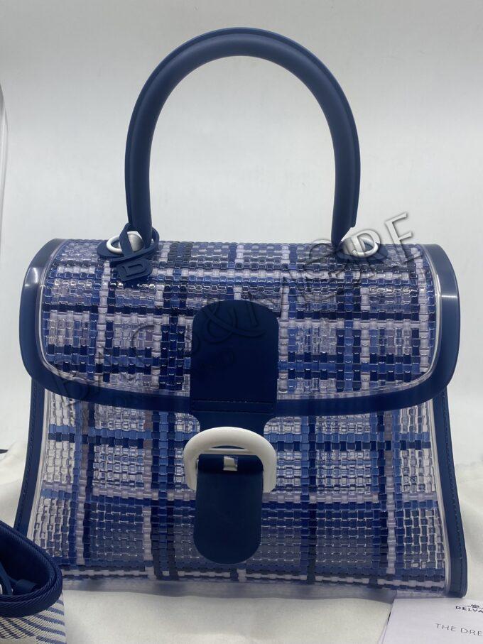 Delvaux Brillant MM S The Dreamer kleur navy bandoulière nieuwstaat